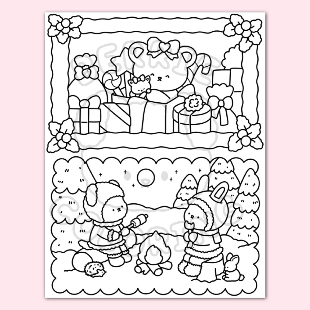 Christmas Coloring Pages - Free Digital Download