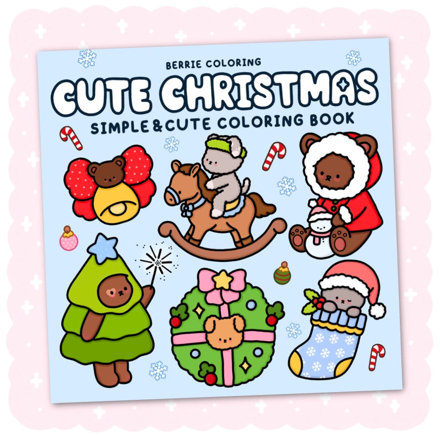 Cute Christmas Coloring Book