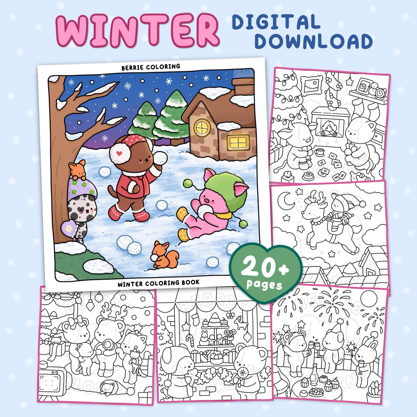 Winter Coloring Pages