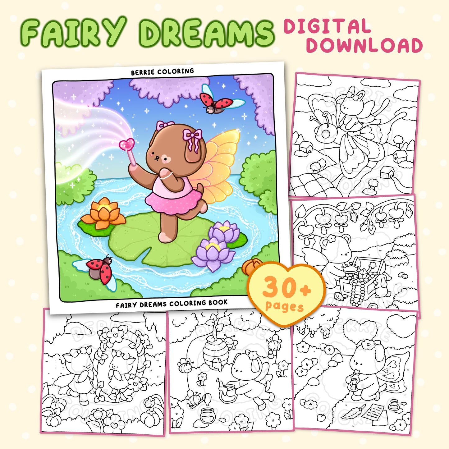 Fairy Dreams Coloring Pages