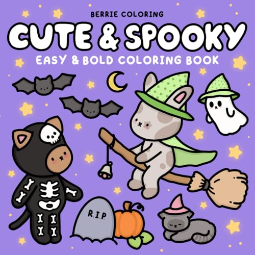 Cute and Spooky Coloring Book