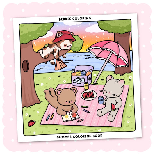 Summer Coloring Book