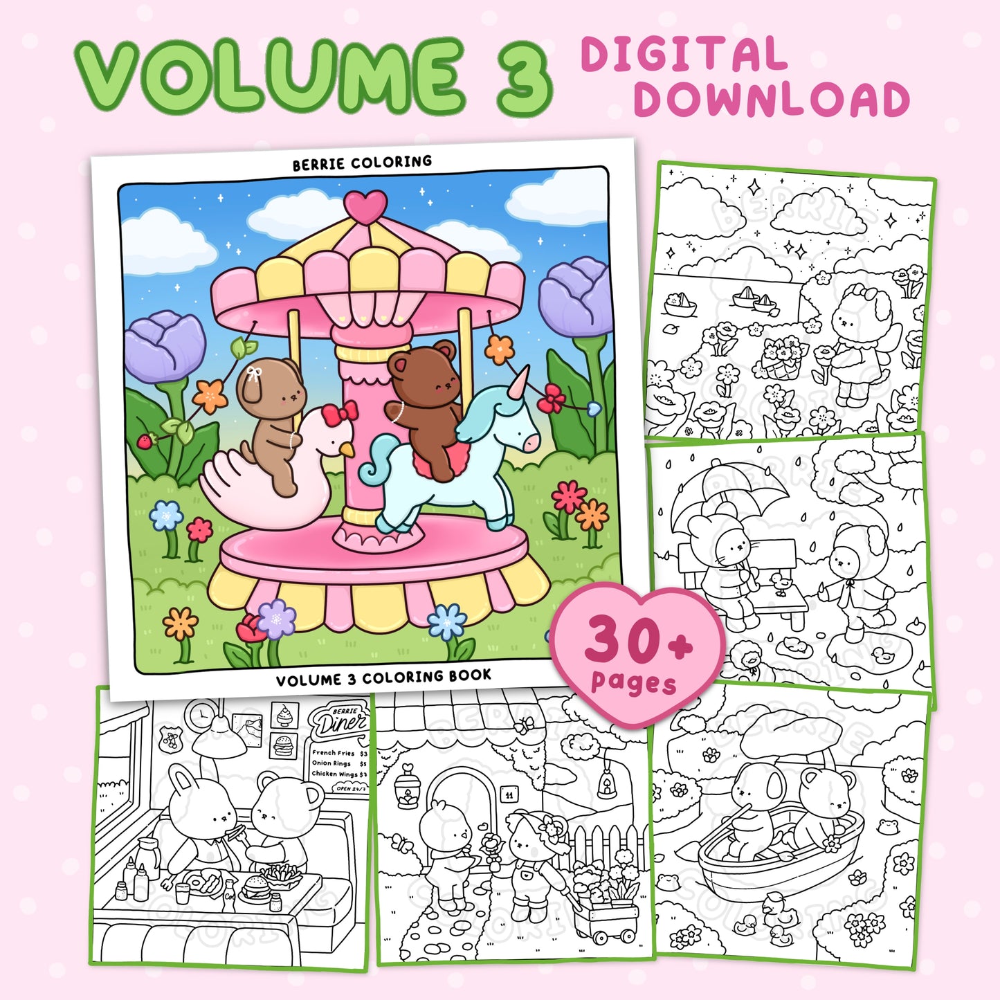 Volume 3 Coloring Pages