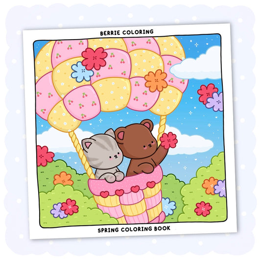 Spring Coloring Book