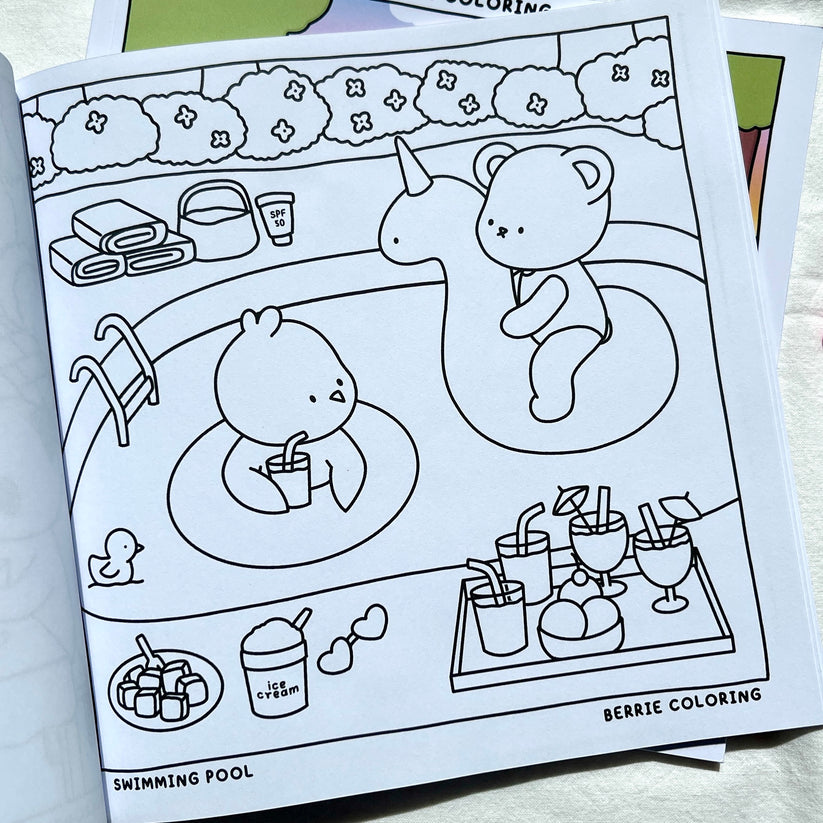 Summer Coloring Book – Berrie Coloring