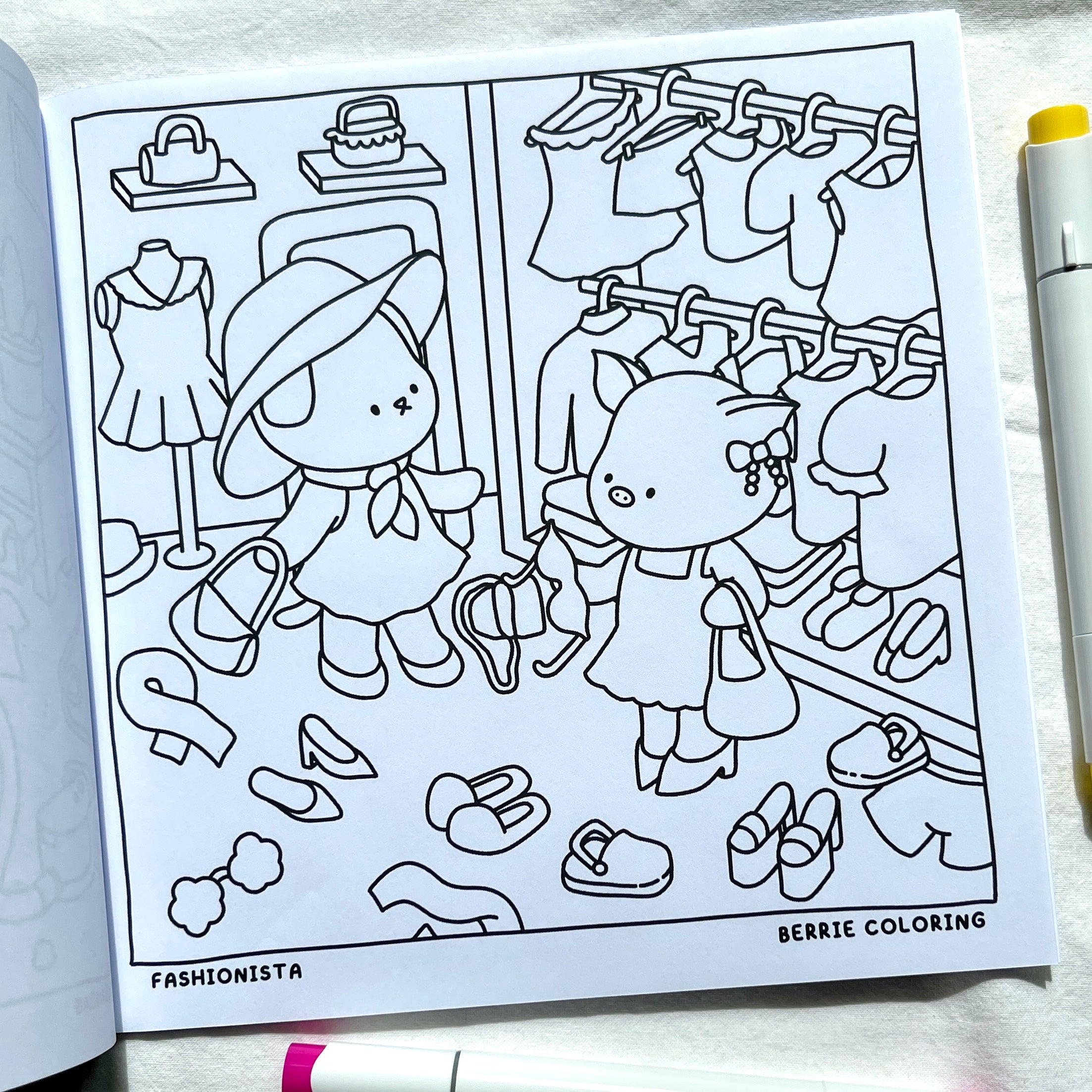 Volume 1 Coloring Book – Berrie Coloring