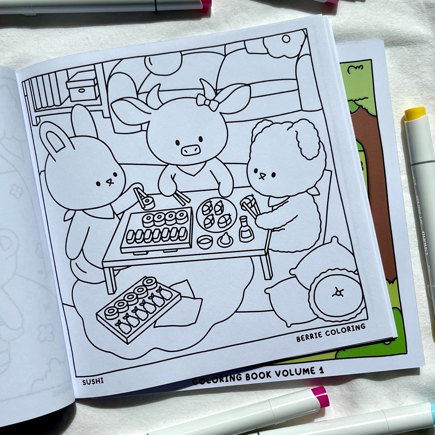 Volume 1 Coloring Book – Berrie Coloring